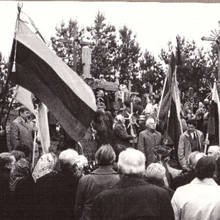 Lietuvos partizanai Merkinėje 1990 m.