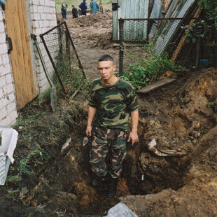 Partizanų kaulai prie buvusios NKVD būstinės