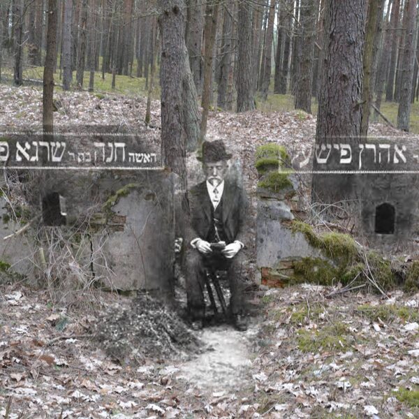 Haris Fišelis Merkinės kapinėse prie savo tėvų kapų. Sulyginimas su dabartine situacija