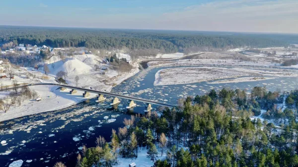Merkio ir Nemuno santaka. R. Bakanausko nuotr.