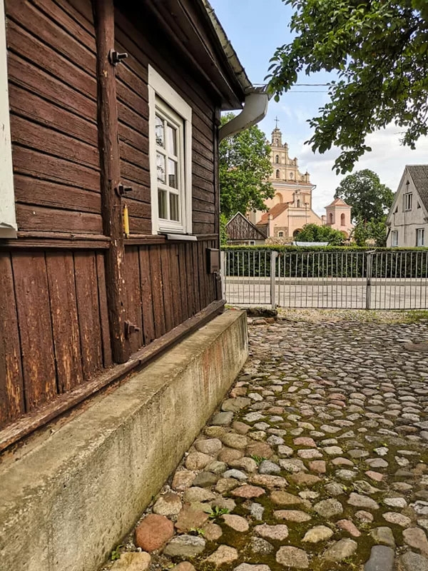 Vienas iš nedaugelio išlikusių žydams priklausiusių pastatų Merkinėje