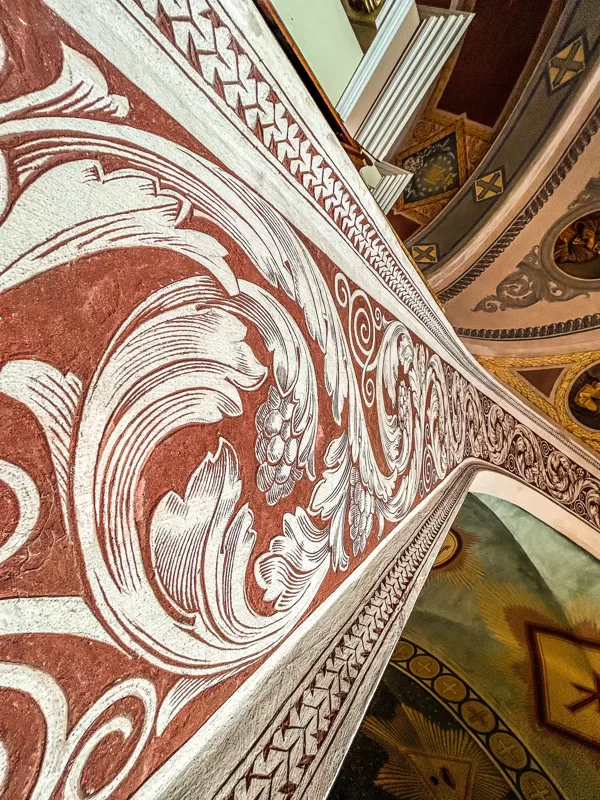 Perlojos bažnyčios interjeras